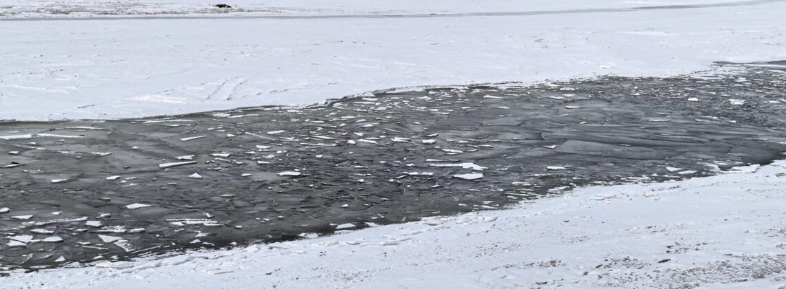 Ледоход на Енисее задержался между Игаркой и селом Потапово