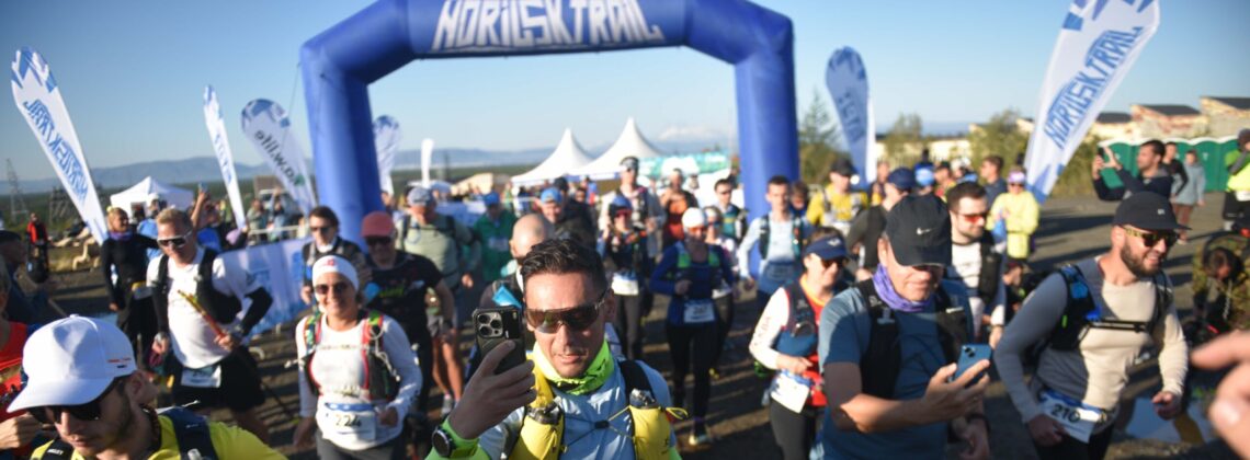 Сотни спортсменов вышли на трассу Norilsk Trail