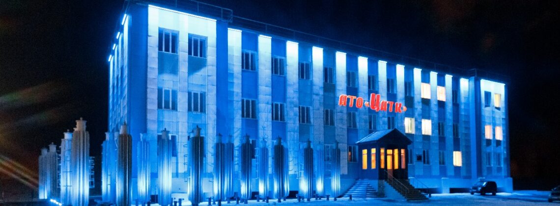Архитектурное освещение промобъектов «Норникеля» не боится ни морозов, ни ветров