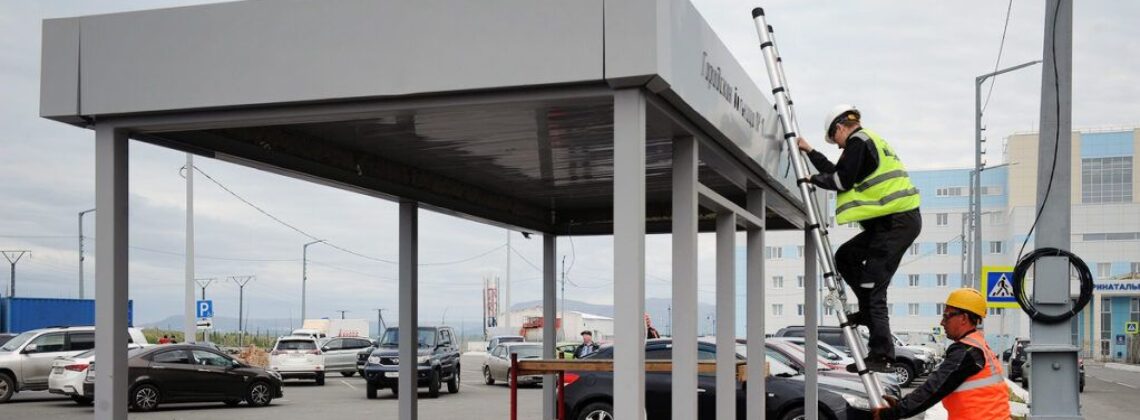 В Норильске появятся новые отапливаемые остановочные павильоны