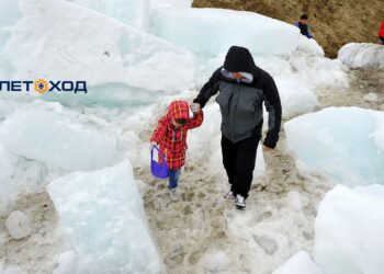 Кромка льда на Енисее находится в 154 километрах от Дудинки