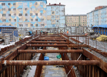 Реконструкция коллектора на улице Мира выходит на финишную прямую