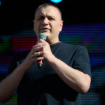 Руководители города и ЗФ «Норникеля» поздравили со сцены норильчан с Днём города, Днём металлурга и Днём компании