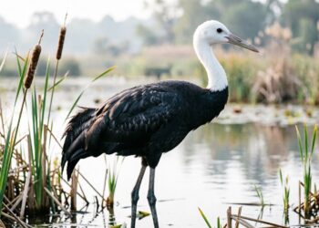Краснокнижные чёрные журавли могут пролетать над водопадом Олор