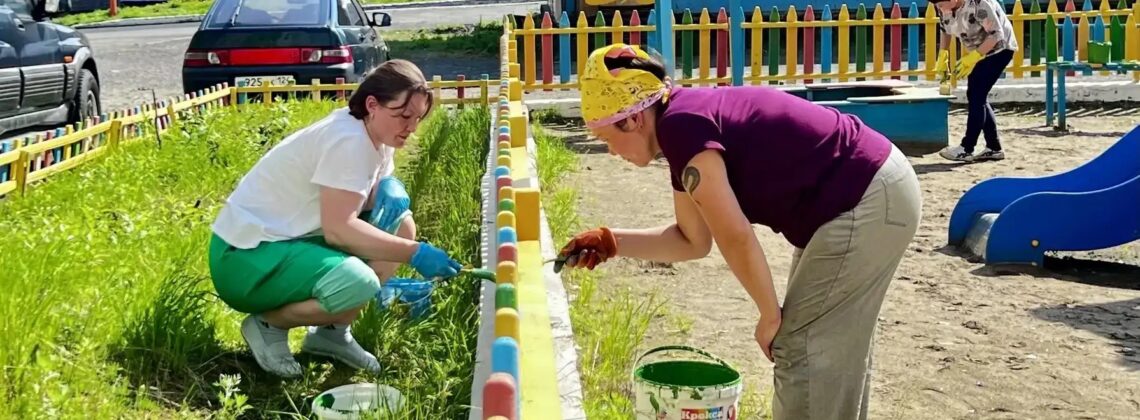 Детские площадки сделали более безопасными в Норильске