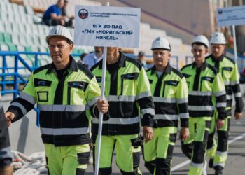 Команда Заполярного филиала «Норникеля» завоевала бронзу на этапе Всероссийских горноспасательных соревнований в Кемерово