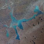 Озеро Таймыр показали из космоса: Роскосмос собрал пять главных озёр России