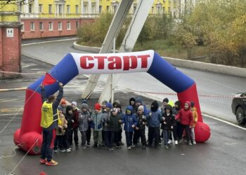 Норильская школа № 6 в полном составе вышла на беговую дистанцию