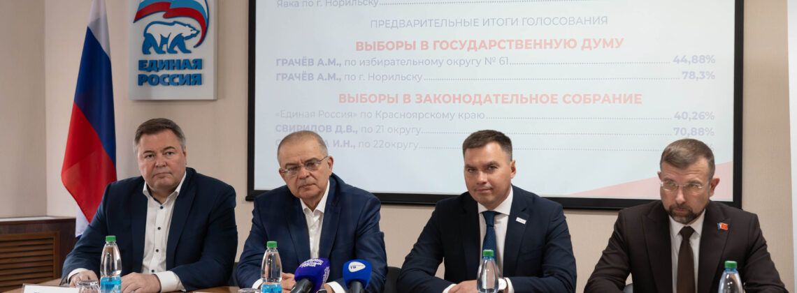 Итоги выборов в Норильске ‒ высокая явка и убедительная победа «Единой России»