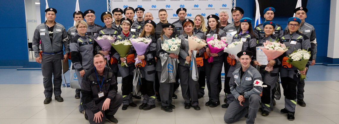 Талнахская обогатительная фабрика победила в первом конкурсе санитарных постов Заполярного филиала