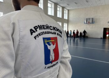 Родители впервые вместе с детьми учились армейскому рукопашному бою в Молодёжном центре