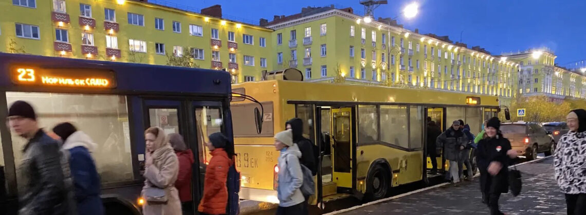 Бывший коммерческий маршрут в Талнахе теперь обслуживают автобусы муниципального перевозчика
