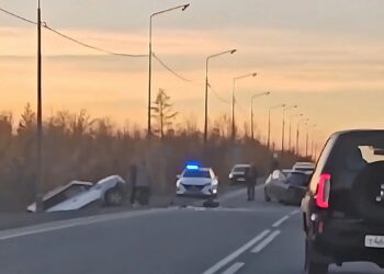 В ДТП на автодороге Норильск-Талнах пострадали два водителя