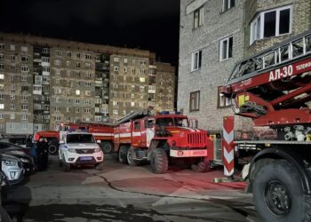 Пожарные вывели восемь человек из задымлённого дома в Норильске